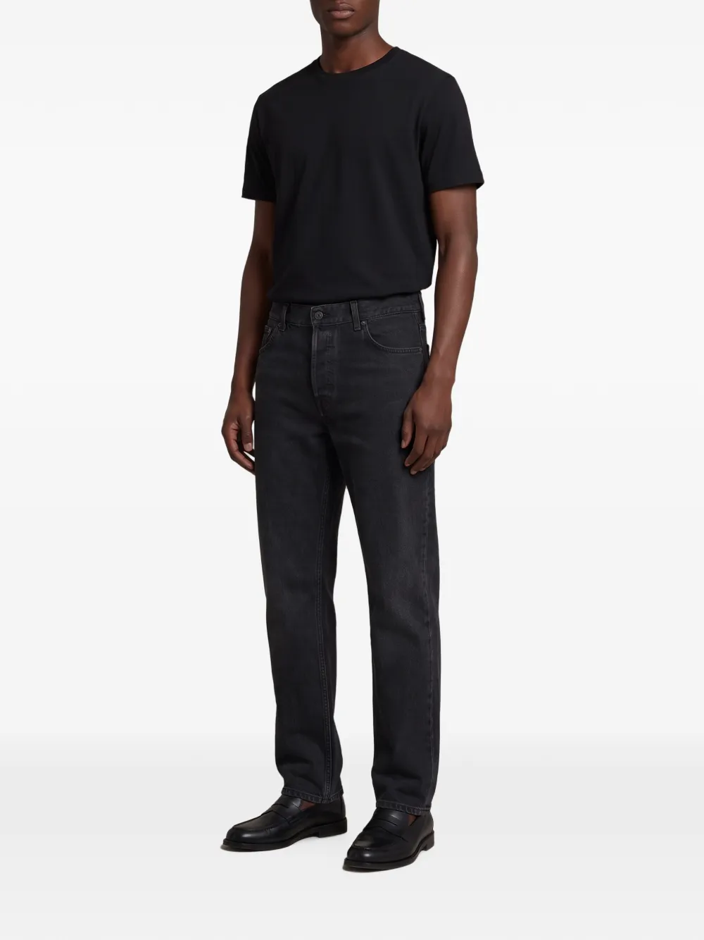 The Row Moe Jeans in Black, view 2