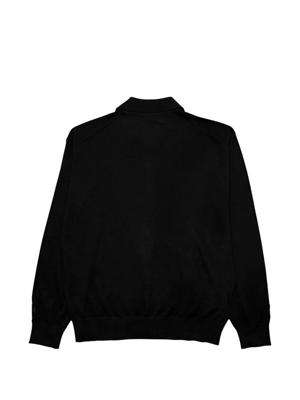 Chrome Hearts Switchblade Leather-patch Cardigan In Black