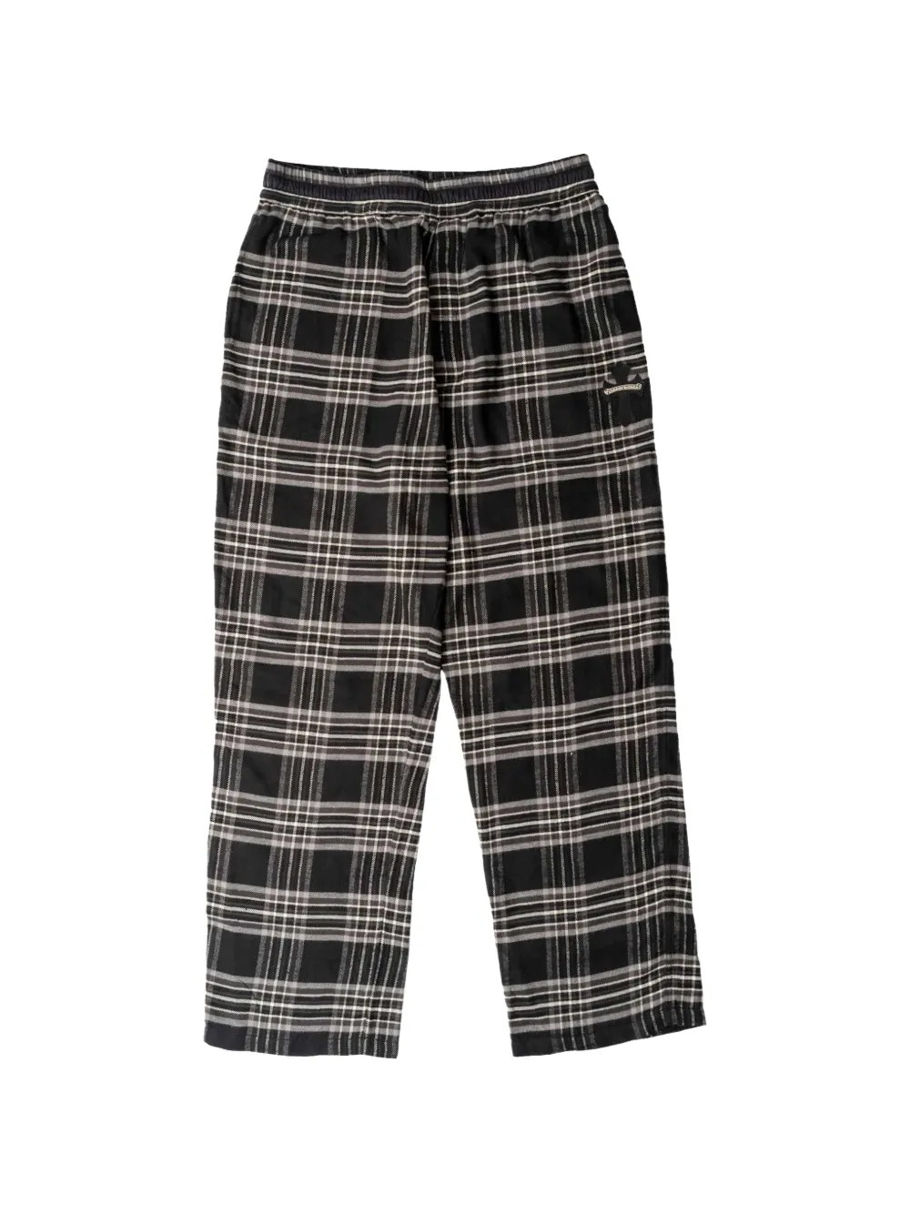 Chrome Hearts After School leather cross patch trousers - Nero