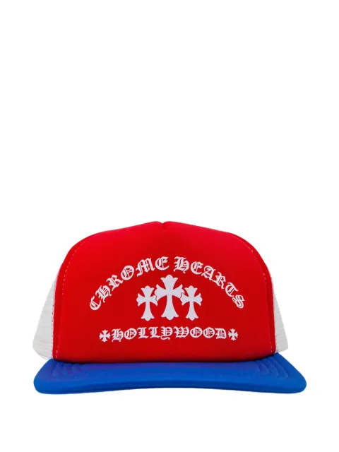 Chrome Hearts King Taco logo-print trucker hat