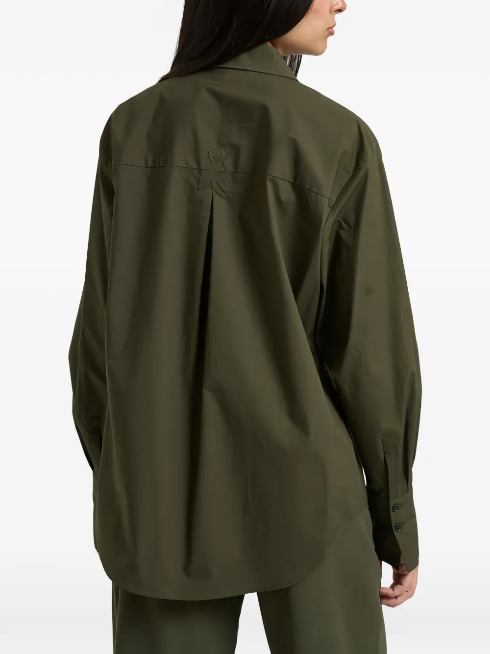 Patrizia Pepe Button-up blouse Groen