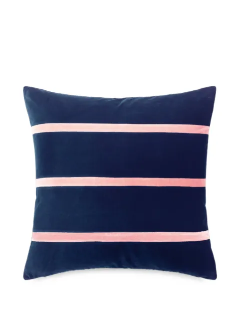 Christina Lundsteen Gemma striped velvet cushion