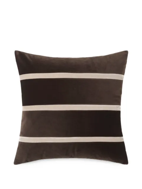 Christina Lundsteen Gemma striped velvet cushion