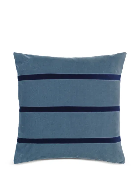 Christina Lundsteen Gemma striped velvet cushion