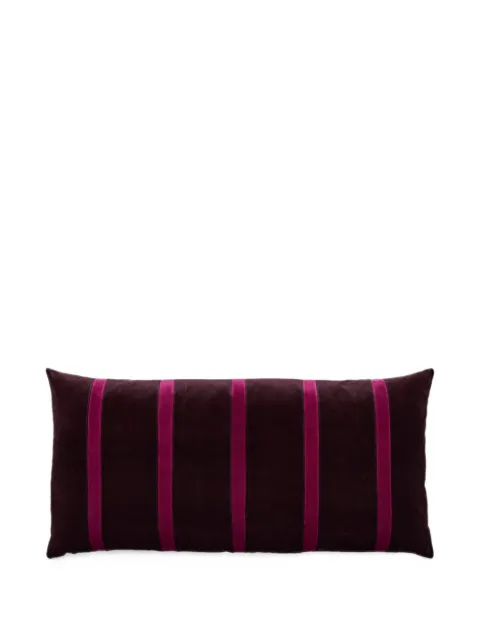 Christina Lundsteen Pippa striped velvet cushion