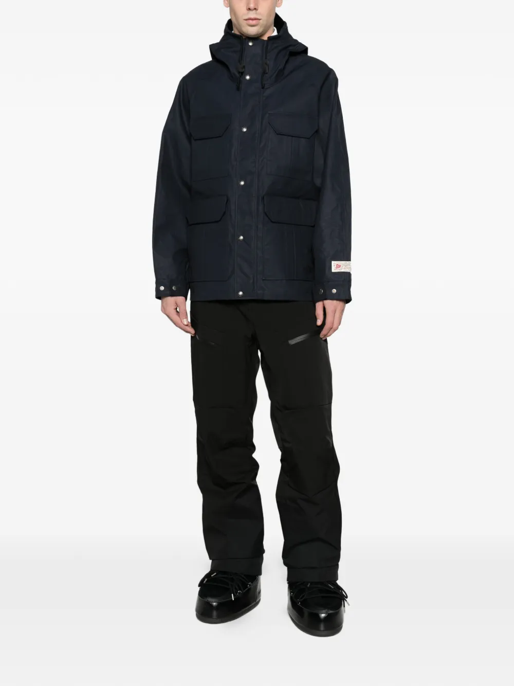 The North Face British Millerain Redbox 76 mountain parka Blauw