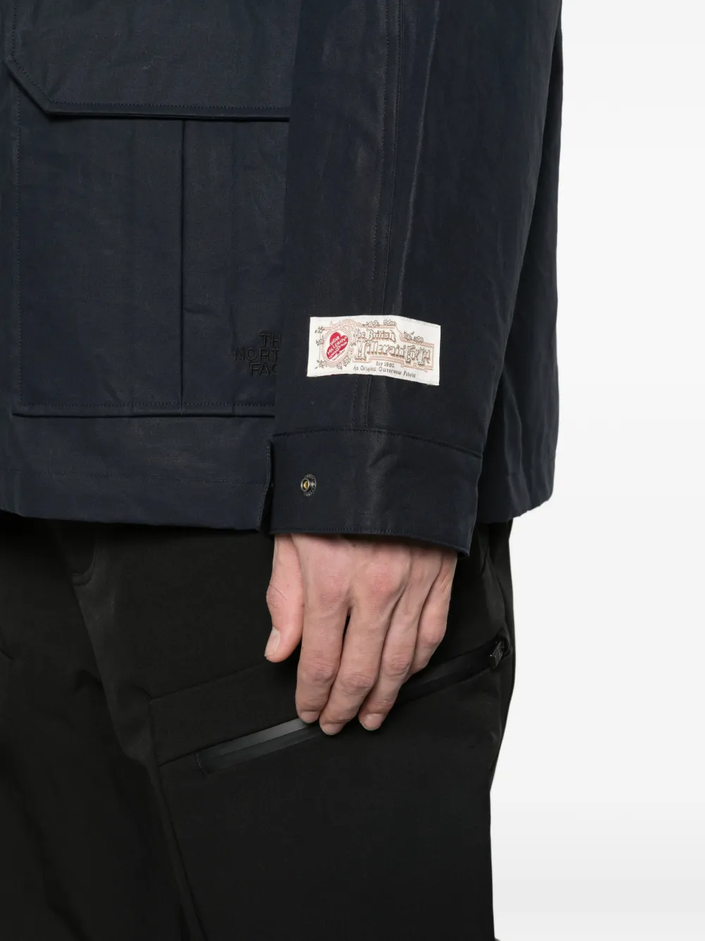 The North Face British Millerain Redbox 76 mountain parka Blauw