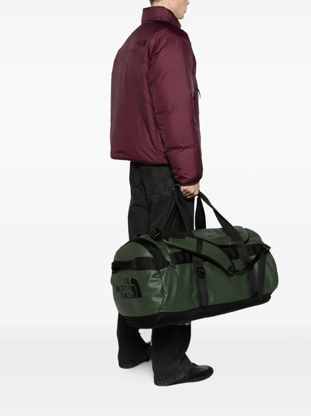 The North Face Base Camp duffel bag Groen