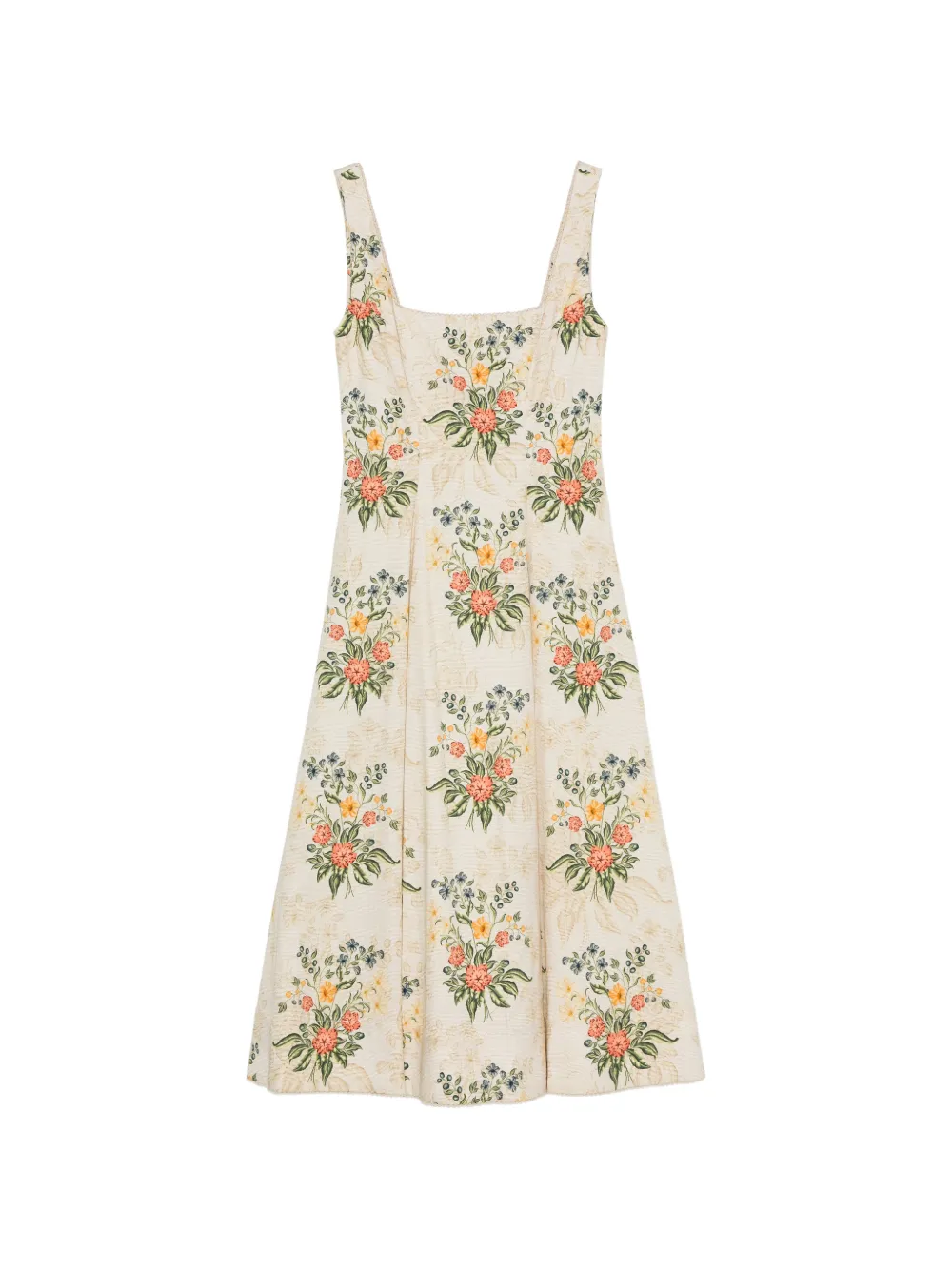 Agua By Agua Bendita Pistilo midi dress - Toni neutri