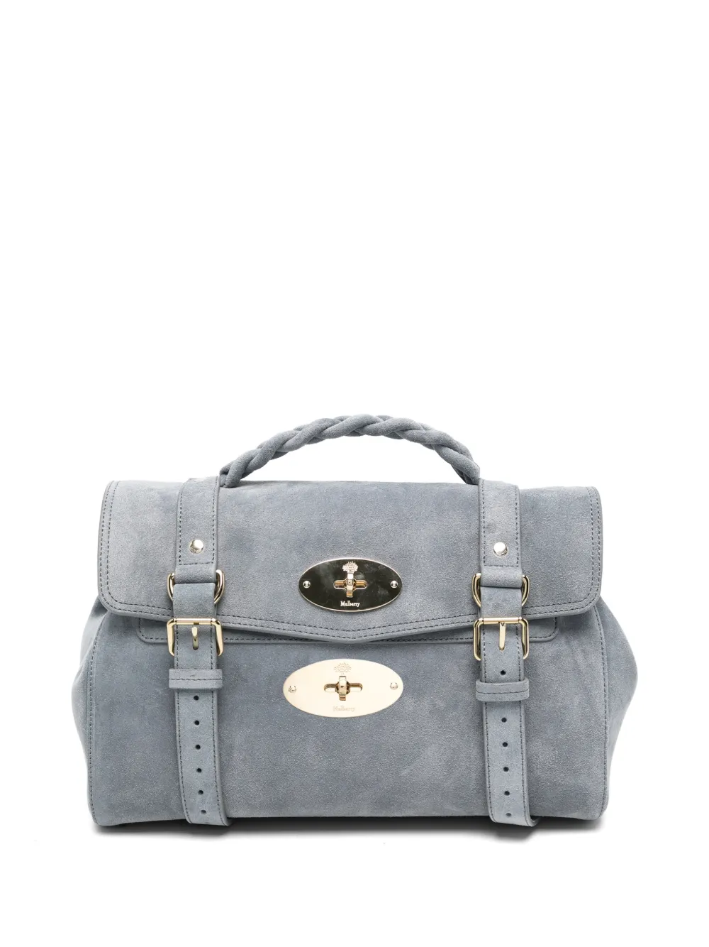 Mulberry Alexa suede shoulder bag - Grigio