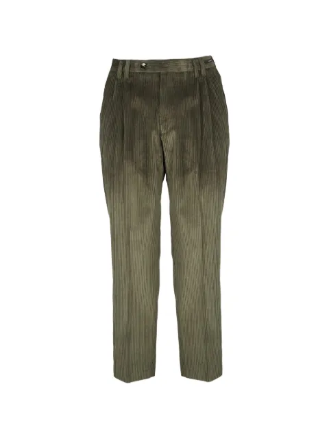 michael coal pleated corduroy trousers