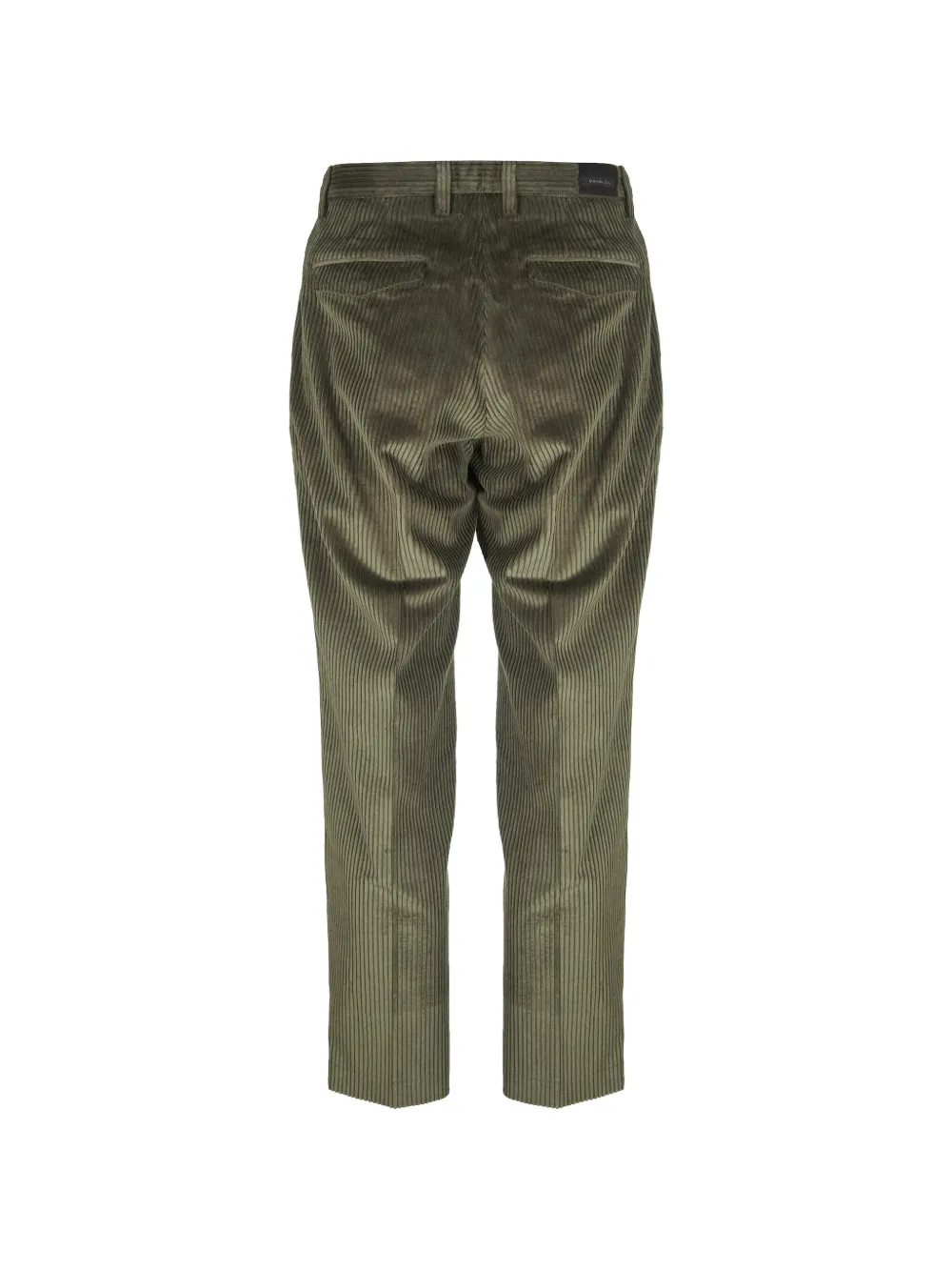 michael coal pleated corduroy trousers Groen