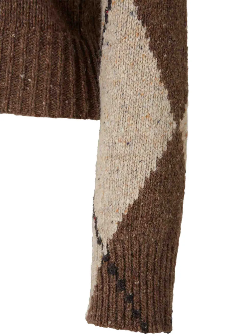Altuzarra Parish trui met argyle-patroon en V-hals Bruin
