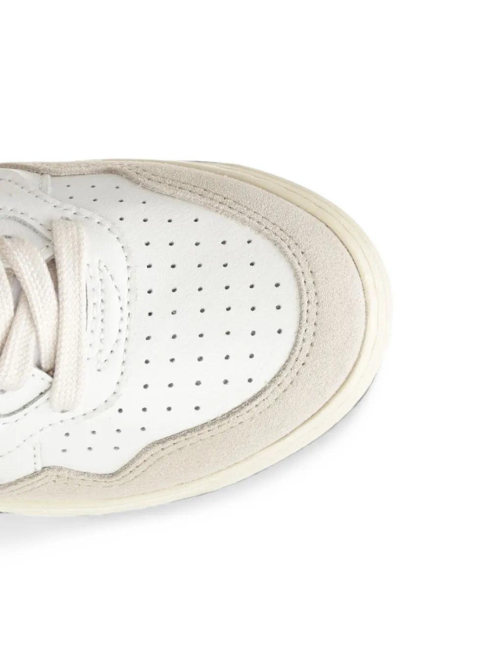 Autry Medalist Low panelled leather sneakers Wit
