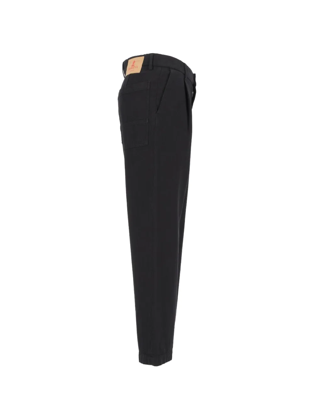 Barena Mazengo cropped plooibroek Zwart