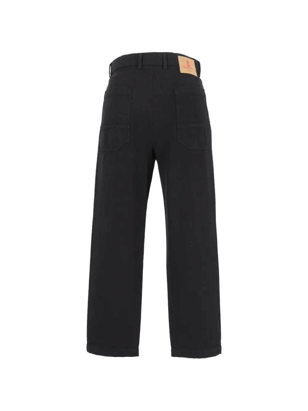 Barena Mazengo cropped plooibroek Zwart