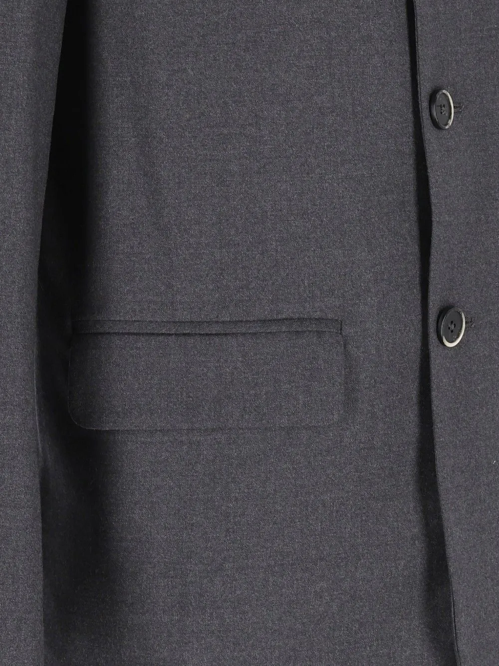 Barena Blazer met enkele rij knopen Grijs