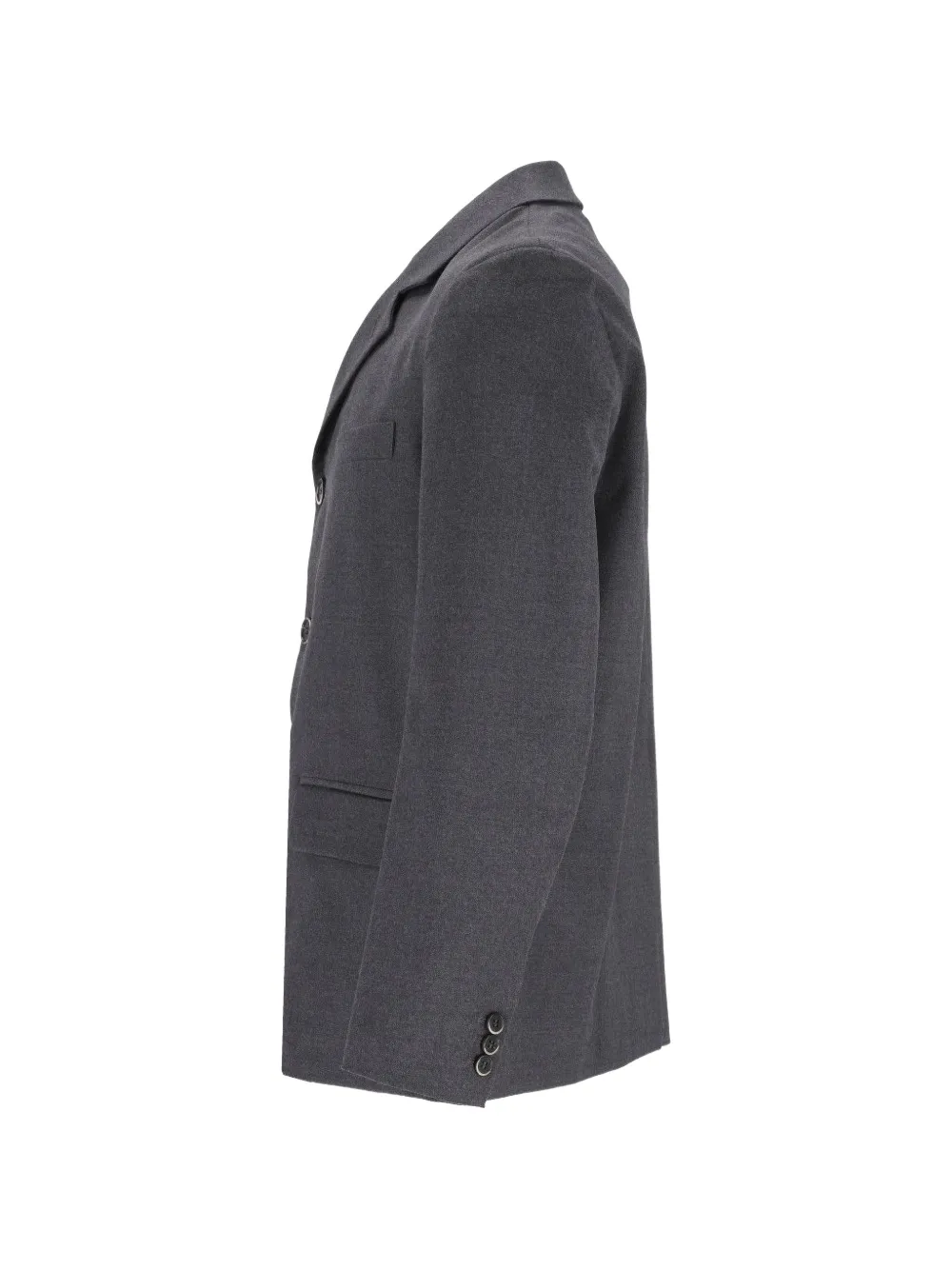 Barena Blazer met enkele rij knopen Grijs