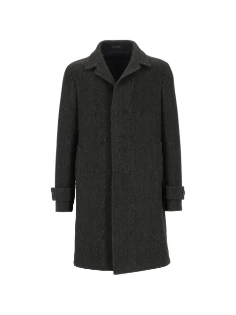 Al Duca D’Aosta 1902 Duke herringbone-pattern wool coat