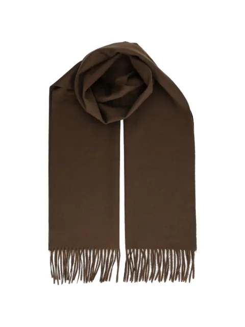 Al Duca D’Aosta 1902 fringed cashmere scarf