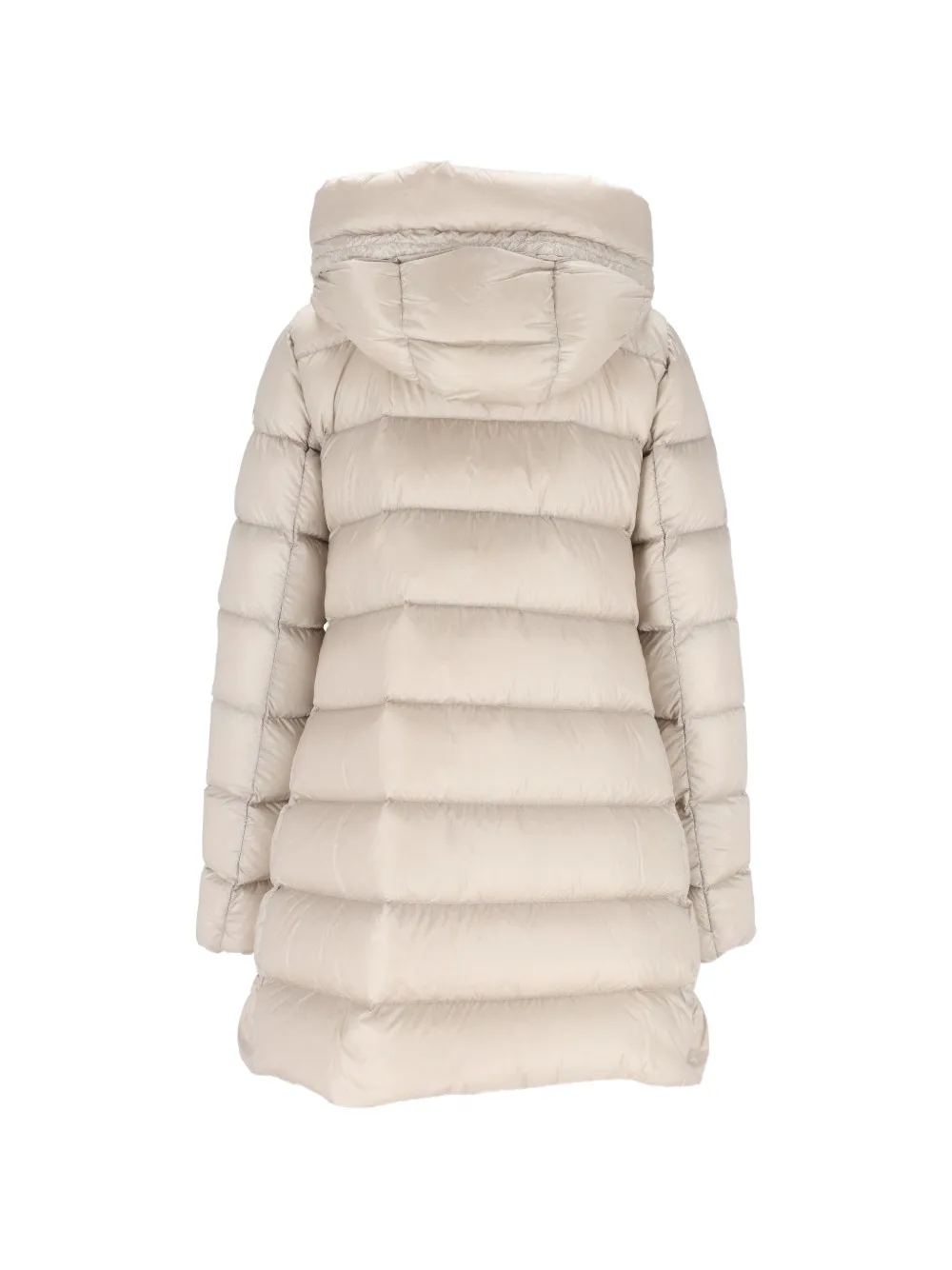 Moncler Suyen hooded puffer jacket Beige
