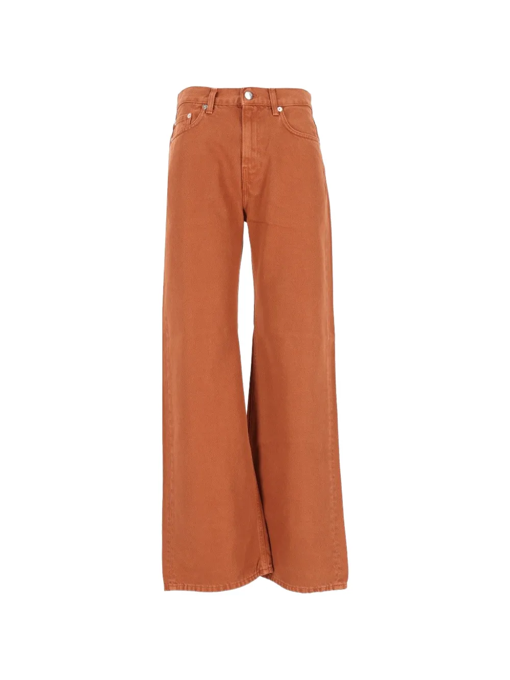 Haikure Jeans Winny a gamba ampia - Marrone
