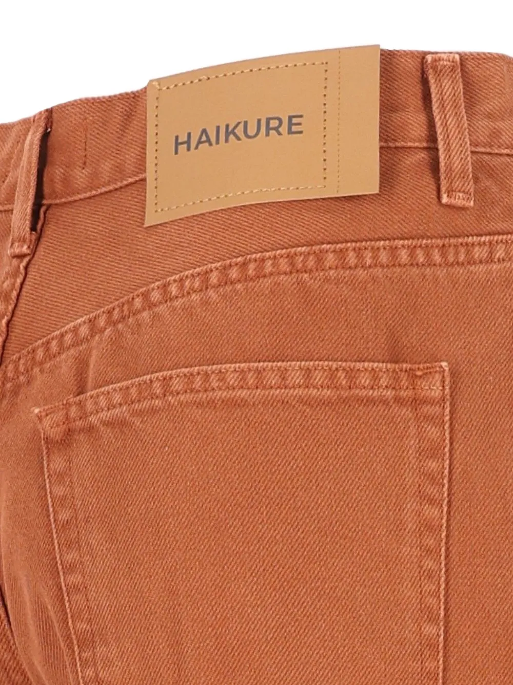 Haikure Winny jeans met wijde pijpen Bruin