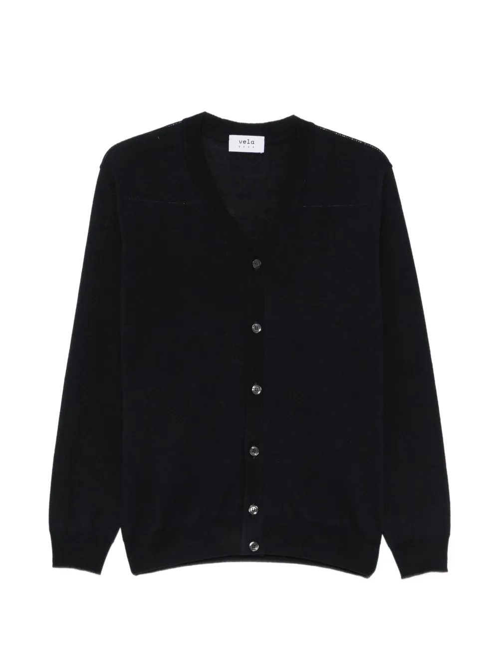 VELA SHOP button-up cardigan - Blue