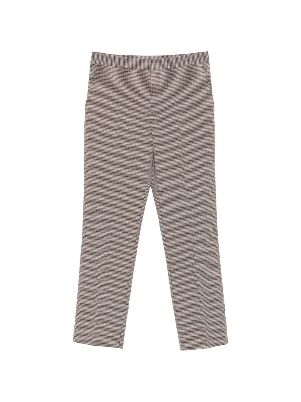 TWINSET houndstooth-pattern tailored trousers - Braun