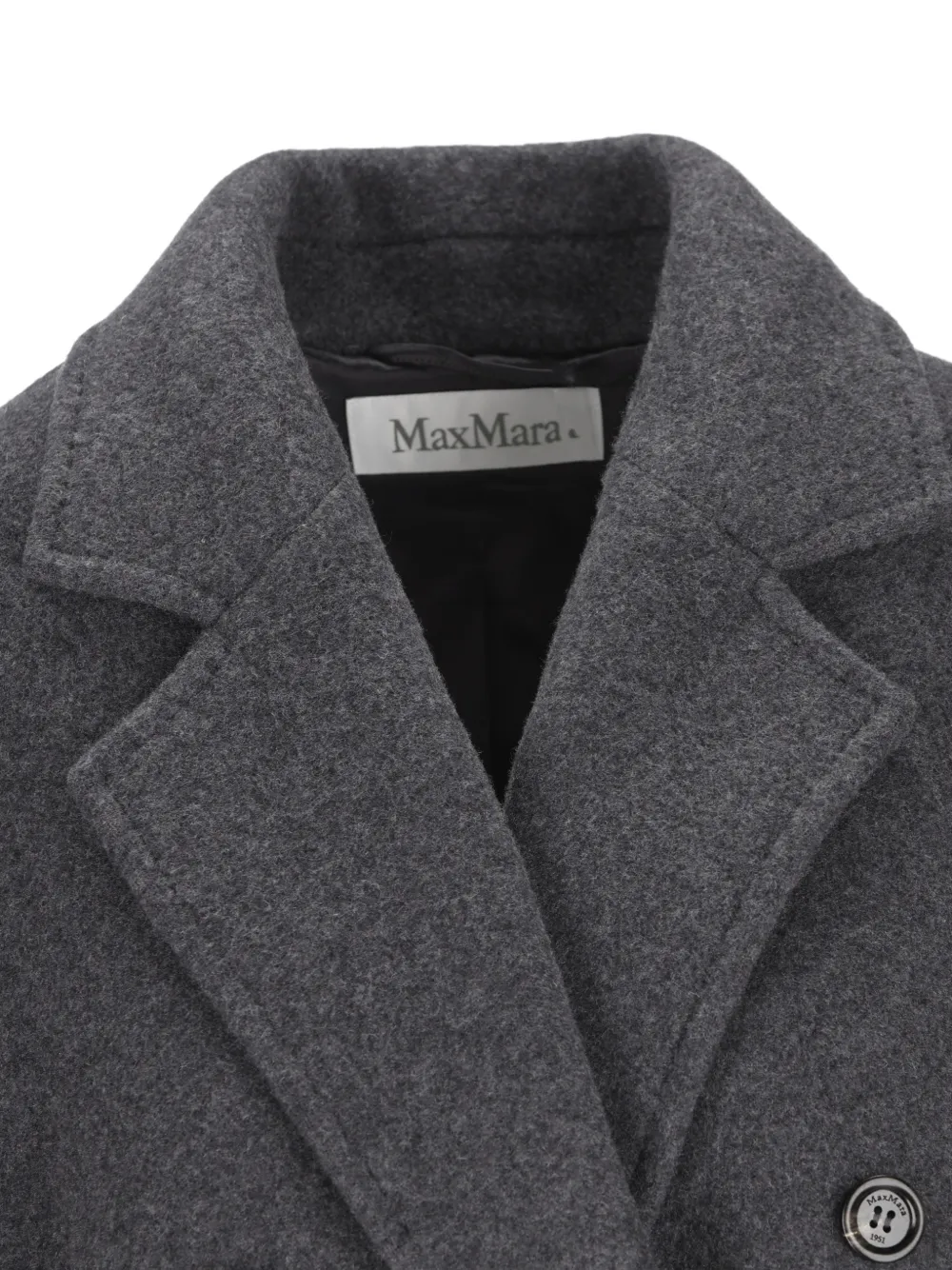 Max Mara Jas met ceintuur Grijs