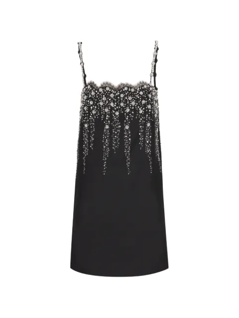 Valentino Garavani robe à ornements et finitions en dentelle
