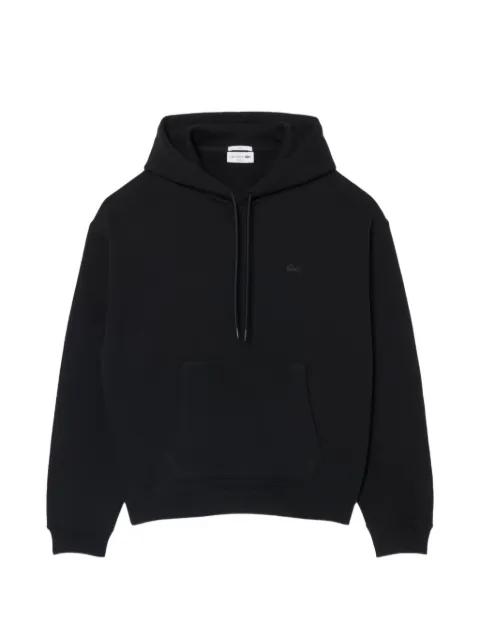 Lacoste logo-patch drawstring hoodie