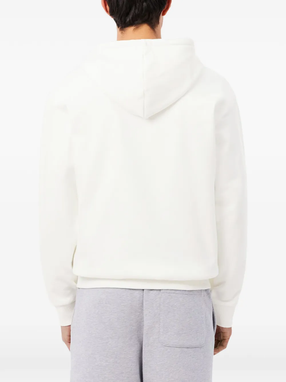 Lacoste Hoodie met logopatch Wit