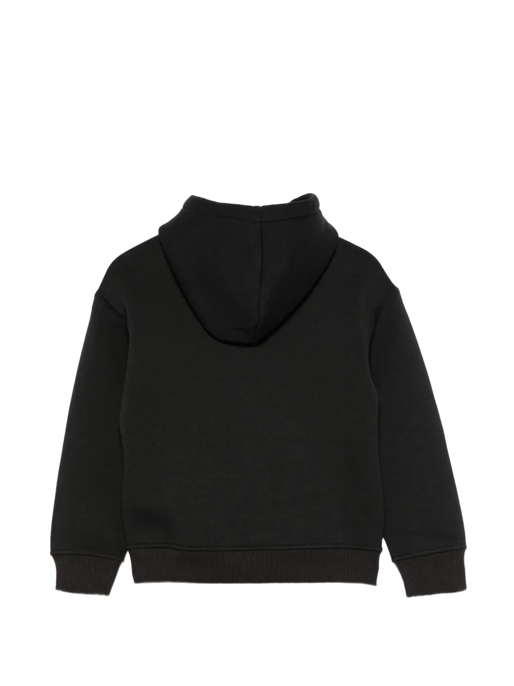 Calvin Klein Kids logo-debossed hoodie Zwart