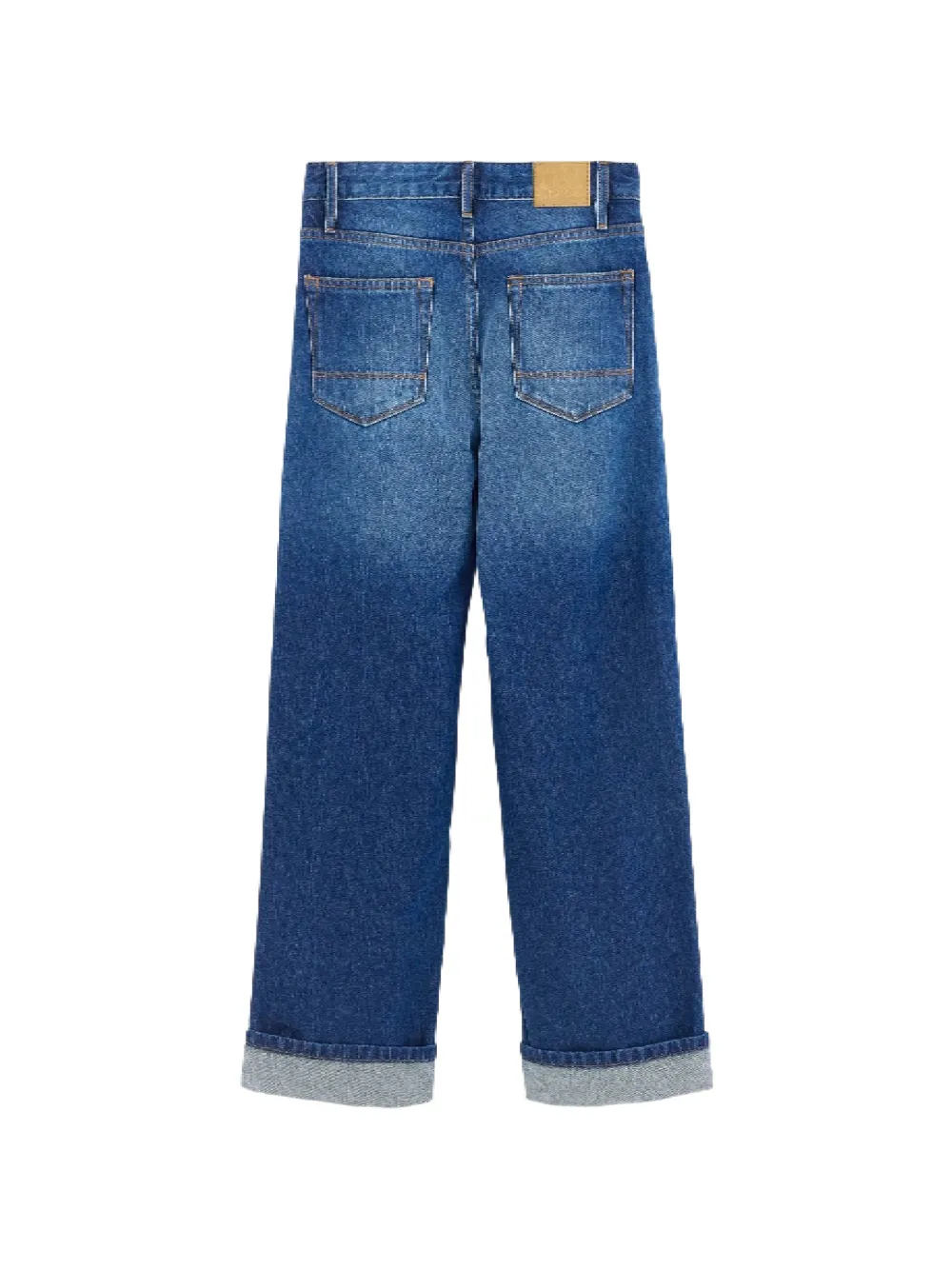 Bellerose Kids Patxi jeans met riemlussen Blauw