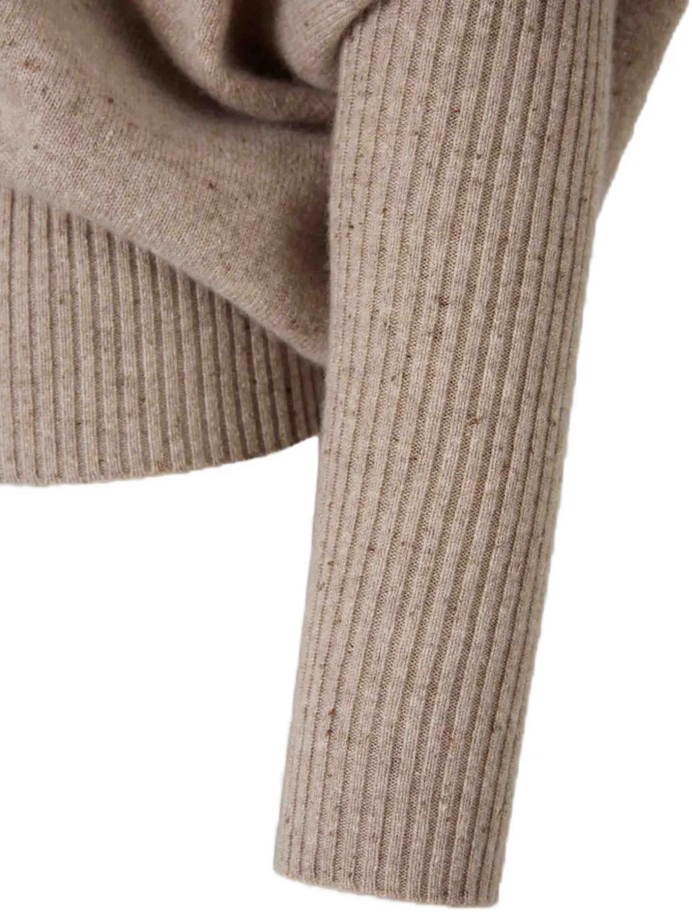 Altuzarra Off-shoulder Draped Sweater in Neutrals, view 3