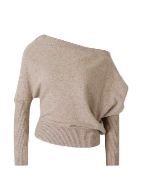 Altuzarra off-shoulder draped sweater