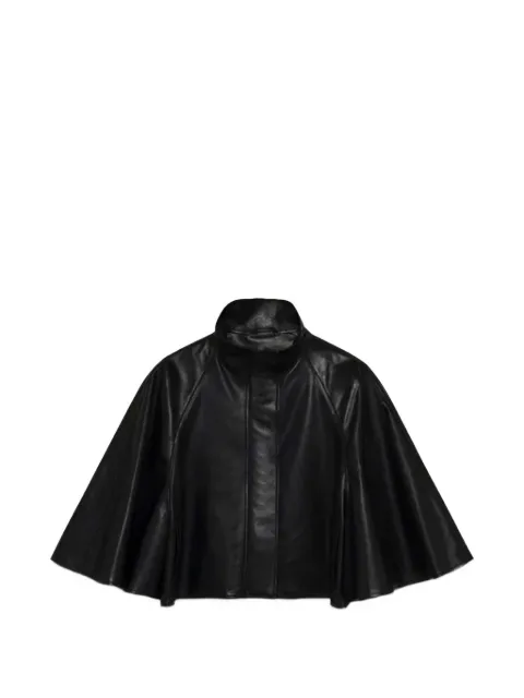 SIMKHAI  Orvik high-neck leather jacket