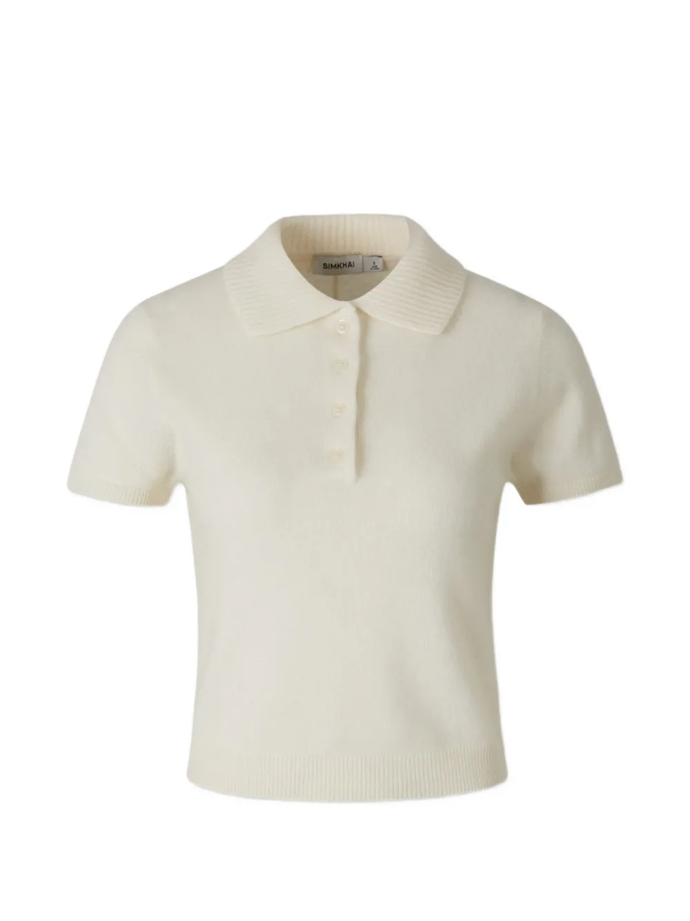 SIMKHAI short-sleeve polo shirt - Bianco