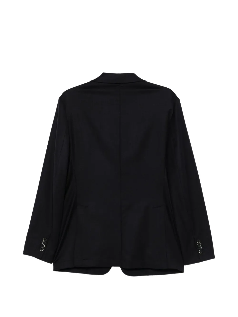 Barena Borgo Flan blazer met enkele rij knopen en gekerfde revers Blauw