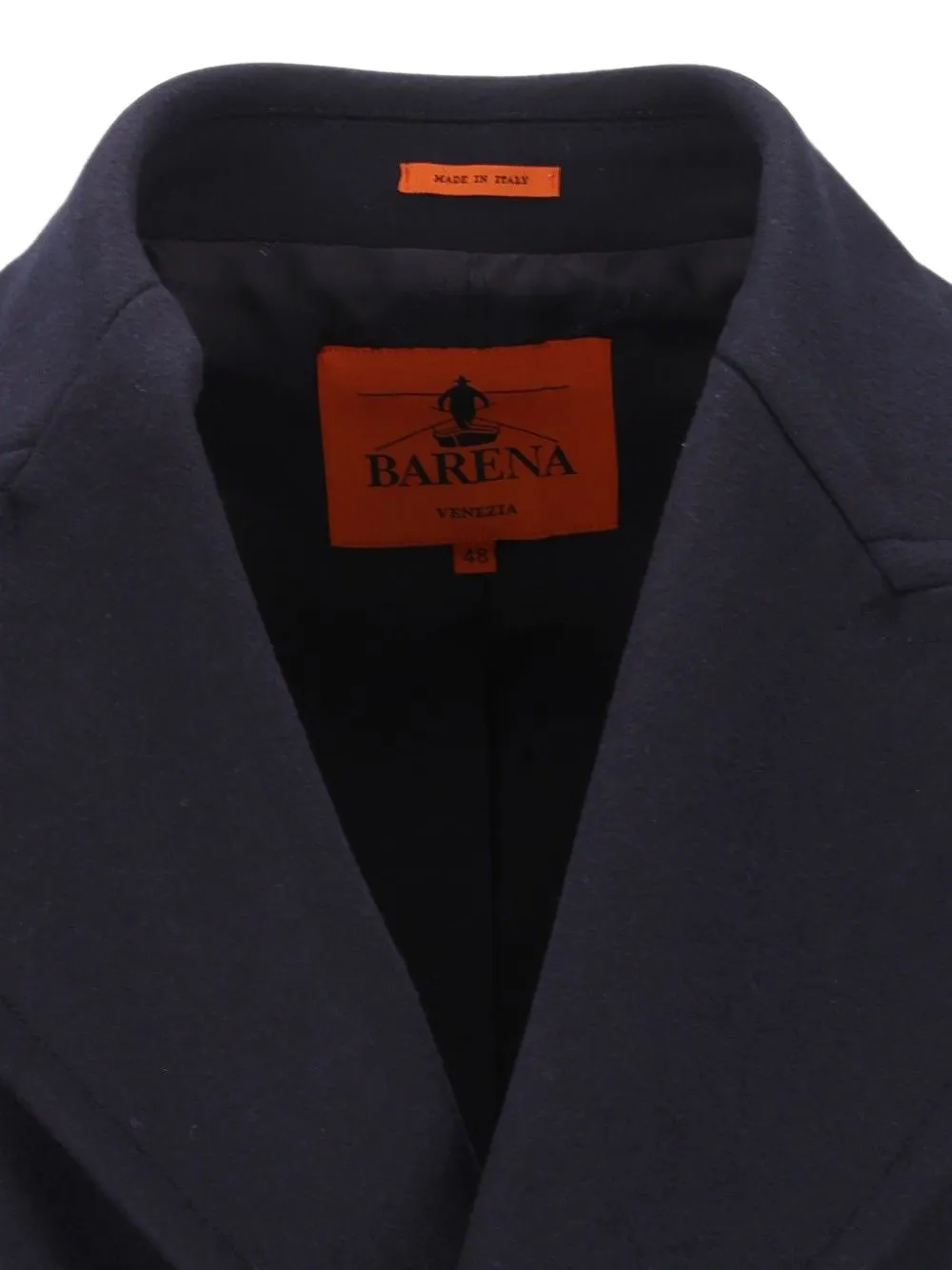 Barena Jas met dubbele rij knopen Blauw