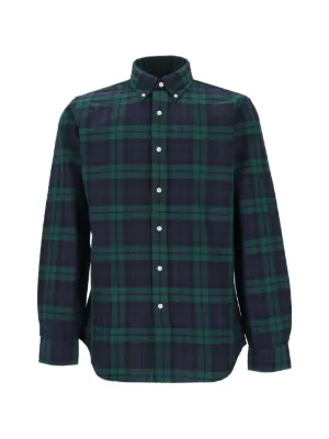 Burberry Simpson チェック シャツ | ブラック | FARFETCH JP