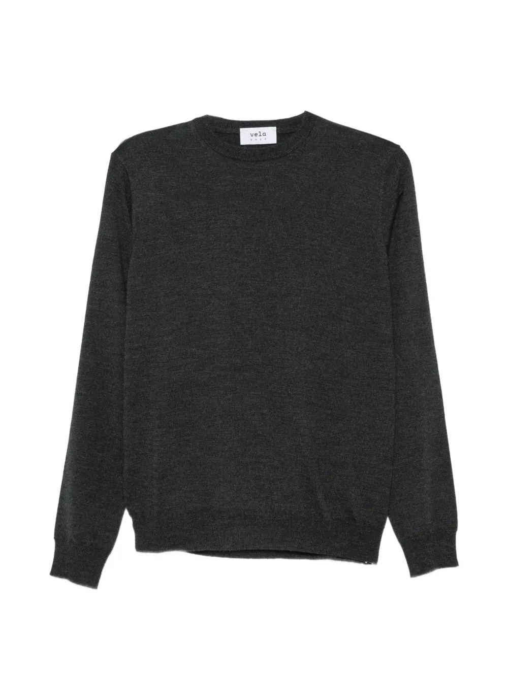 VELA SHOP crew-neck long-sleeve sweater - Grigio