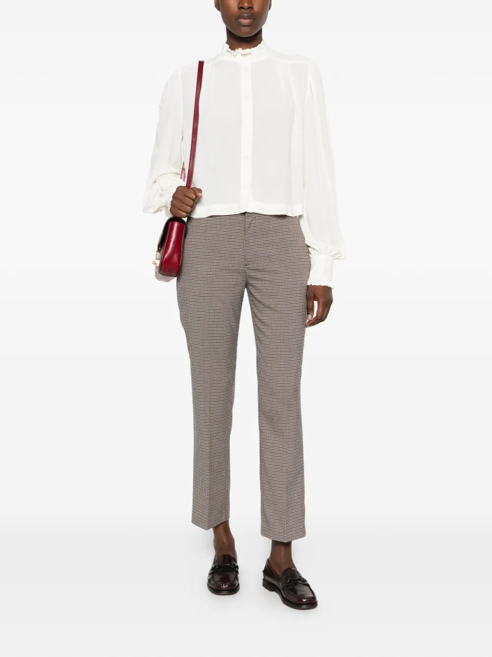 TWINSET Blouse met ruches Wit