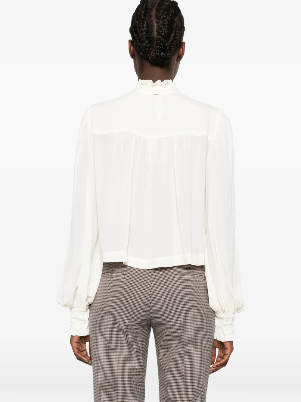 TWINSET Blouse met ruches Wit
