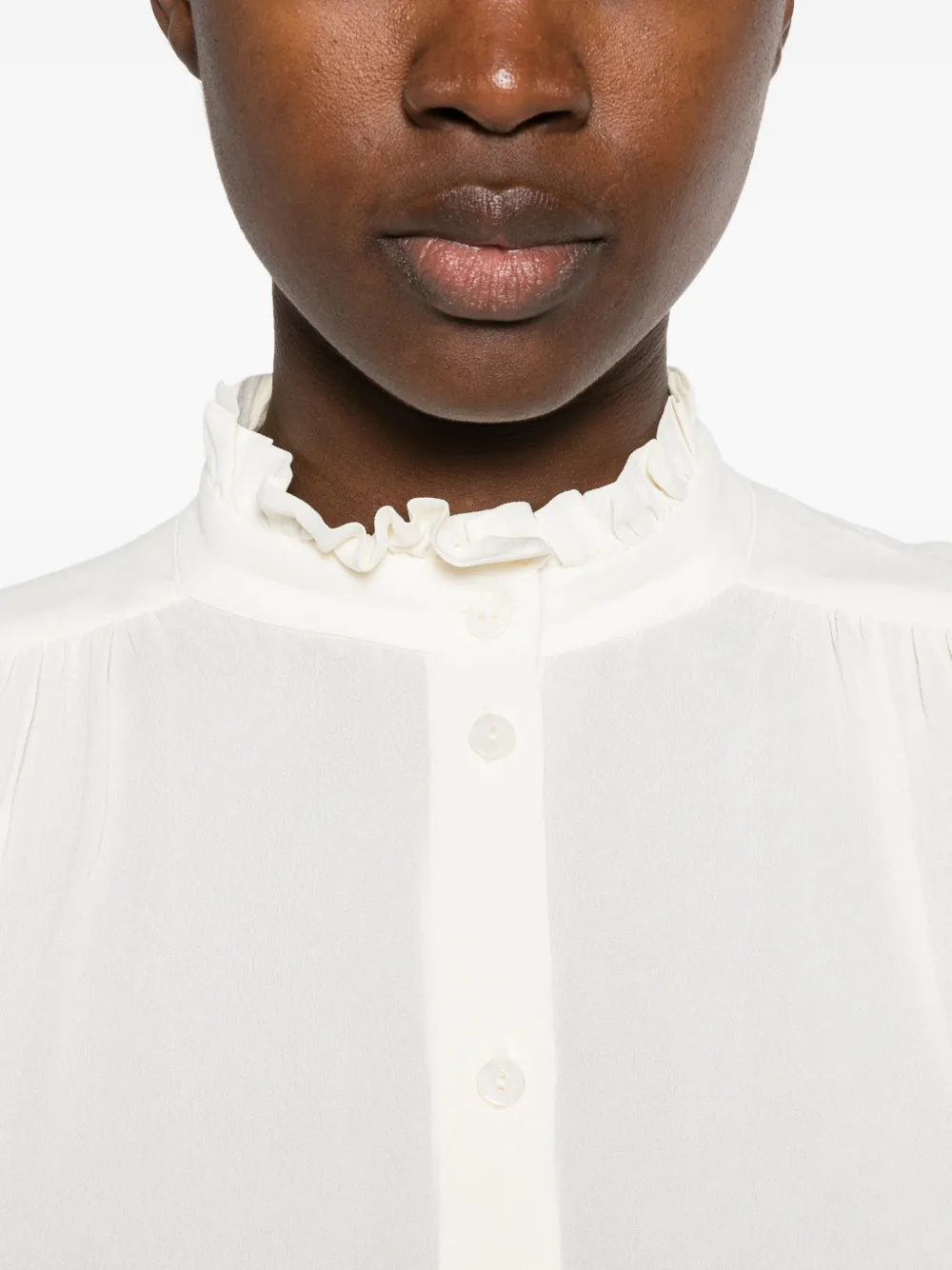 TWINSET Blouse met ruches Wit