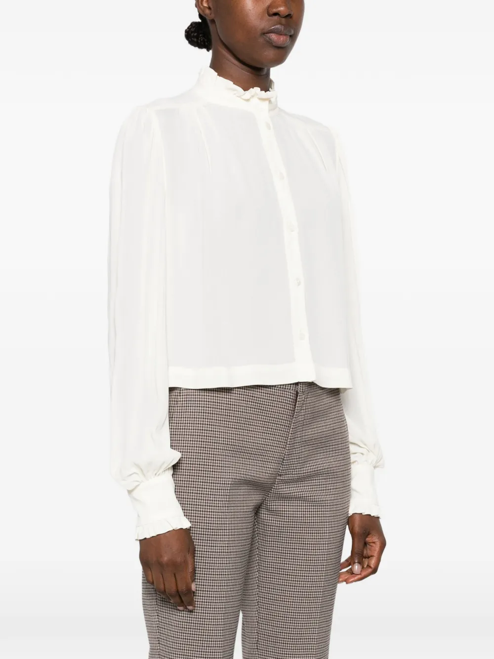 TWINSET Blouse met ruches Wit