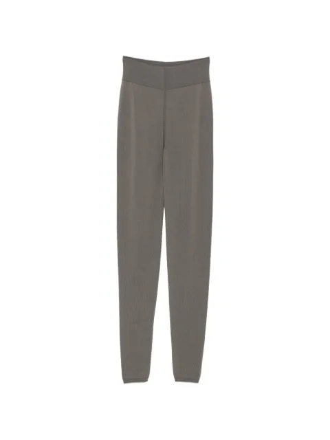 Rick Owens leggins de tiro alto tejidos