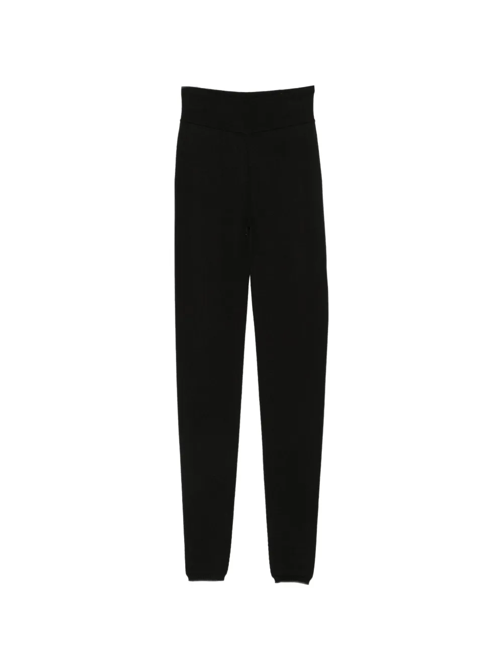 Rick Owens ribbed knit leggings - Nero