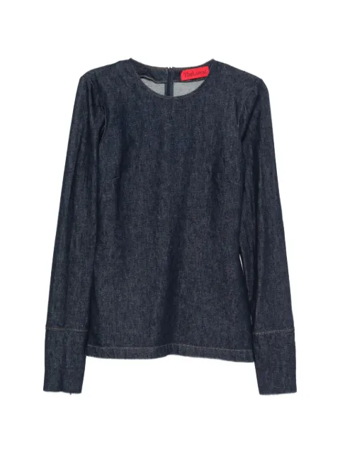 THELATEST Elisa denim long-sleeve top 
